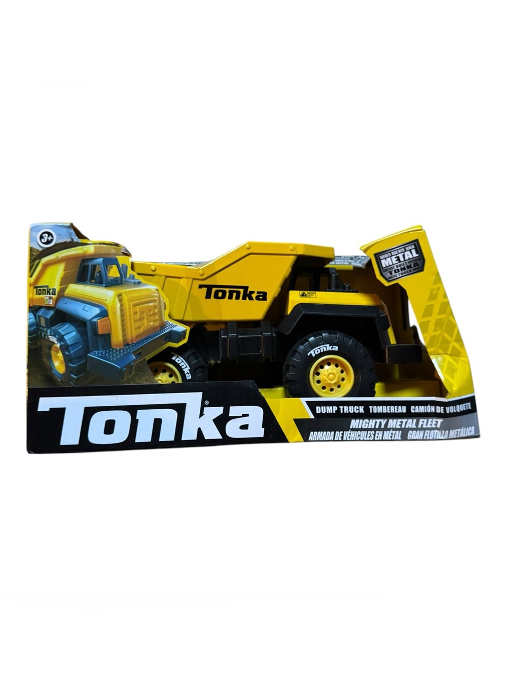 Tonka Mighty Metal Fleet Dump Truck Construction Toy New in Box 8” 3+